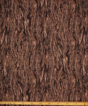 Mønster i sort og brun - Patchwork - QT fabrics