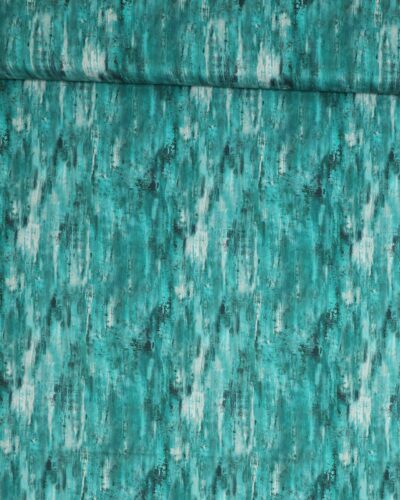 Mønster i petrol nuancer - Patchwork