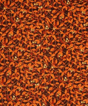 Snerler og blade i orange nuancer - Patchwork - Free Spirit