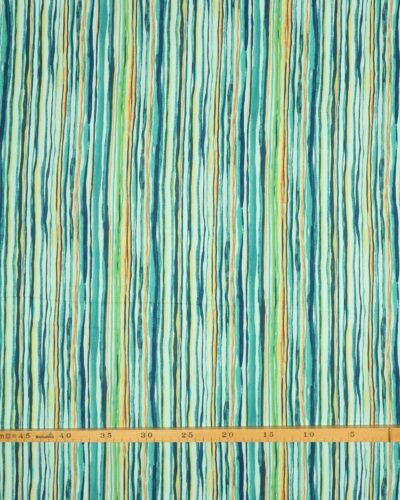 Striber i mint, blå, gul, grøn - Patchwork 7 Striber i mint, blå, gul, grøn - Patchwork