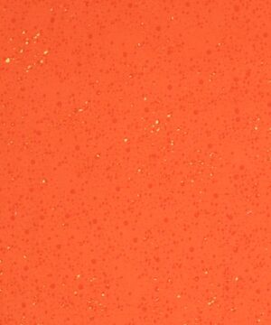 Orange m. farvede pletter - Patchwork - Info mangler