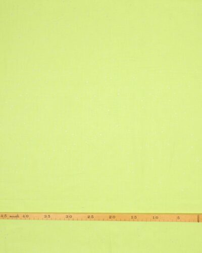 Limegrøn m. sølvprikker - Patchwork