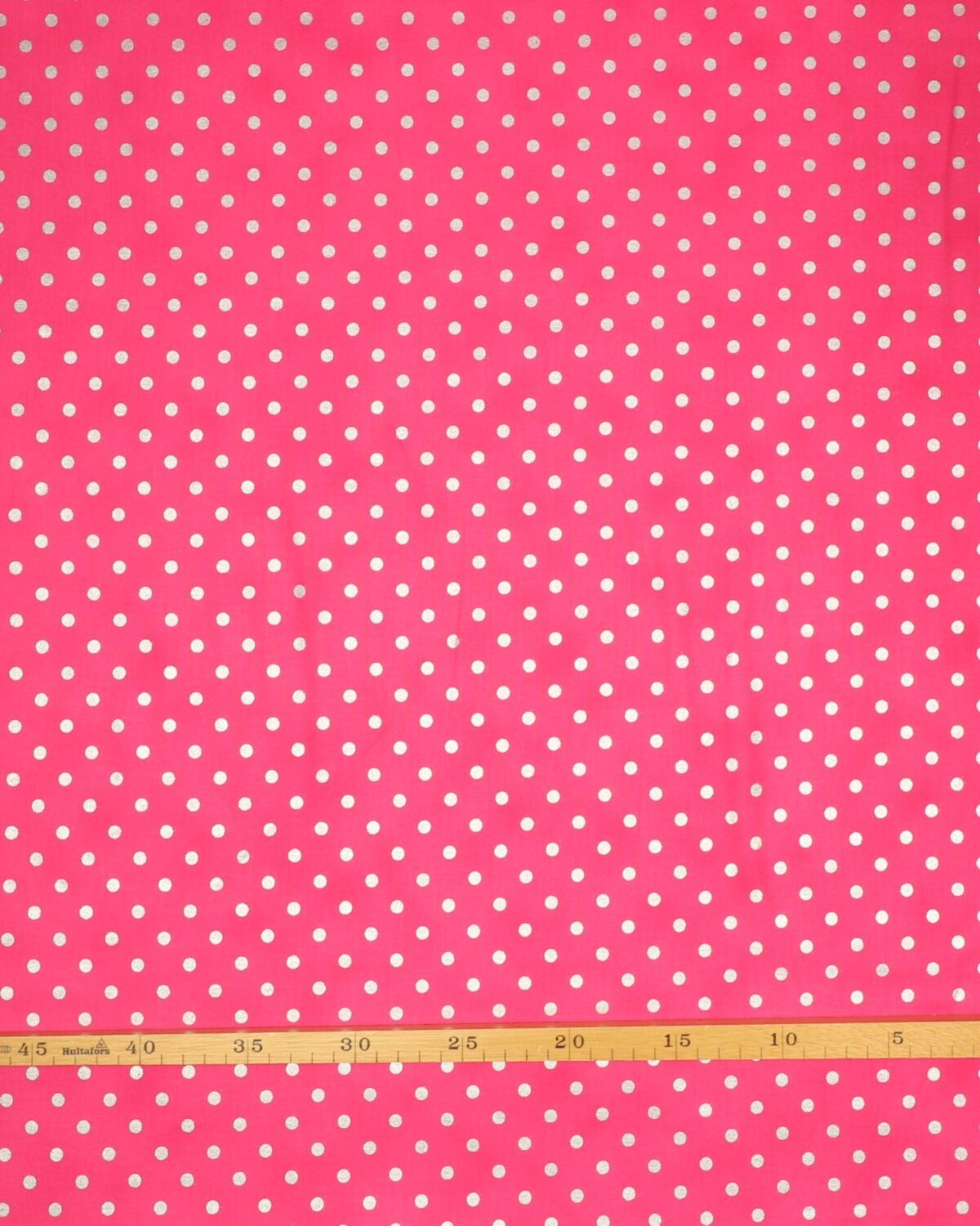 Pink m. sølv prikker - Patchwork - Billede 3