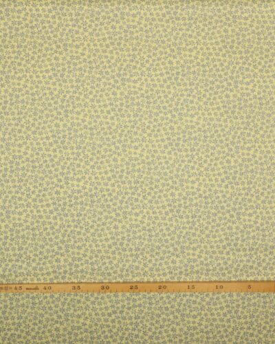 Fleur, grå blomst på gul - Patchwork 7 Fleur, grå blomst på gul - Patchwork