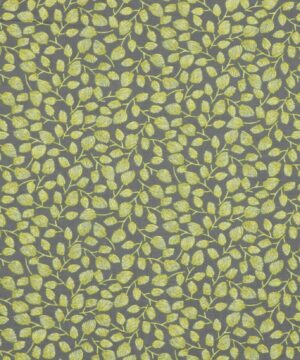 Fleur, gule blade på grå - Patchwork - Timeless Treasures Fabrics of SoHo