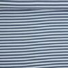 Blå/lyseblå striber, uld jersey - Uld/bomuld - Info mangler
