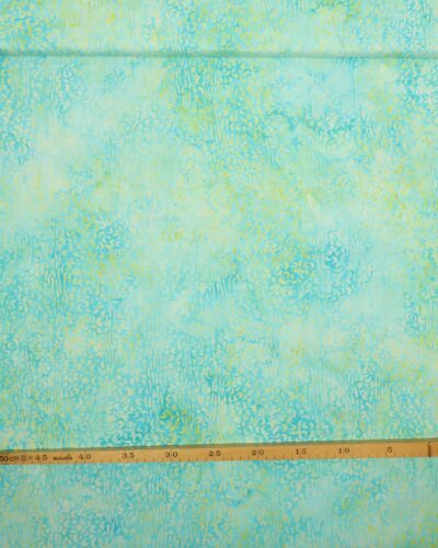 Mørk mint og lys gult mønster - Bali