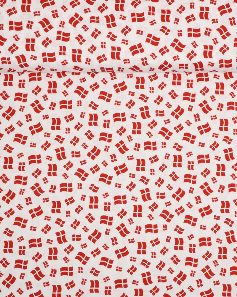 Danske flag - Patchwork - Robert Kaufman