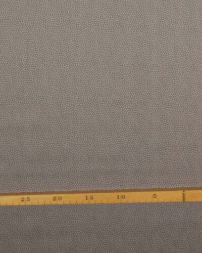 Grå m. lysegrå prikker - Let bomuld