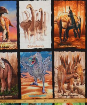 42 forskellige dinosaurer - Patchwork rapport - Info mangler