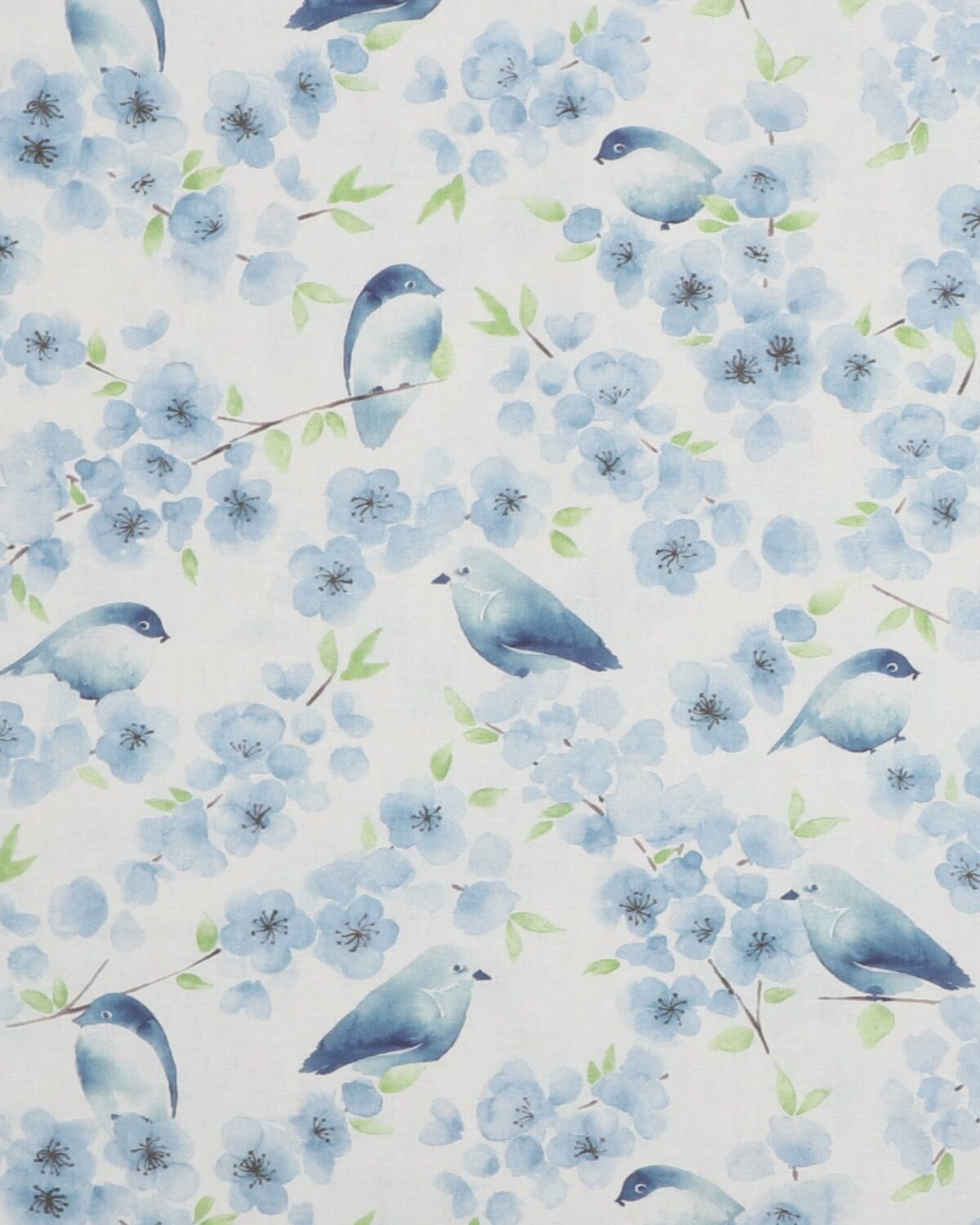 Bluebird, fugle og blomster - Patchwork - Billede 2