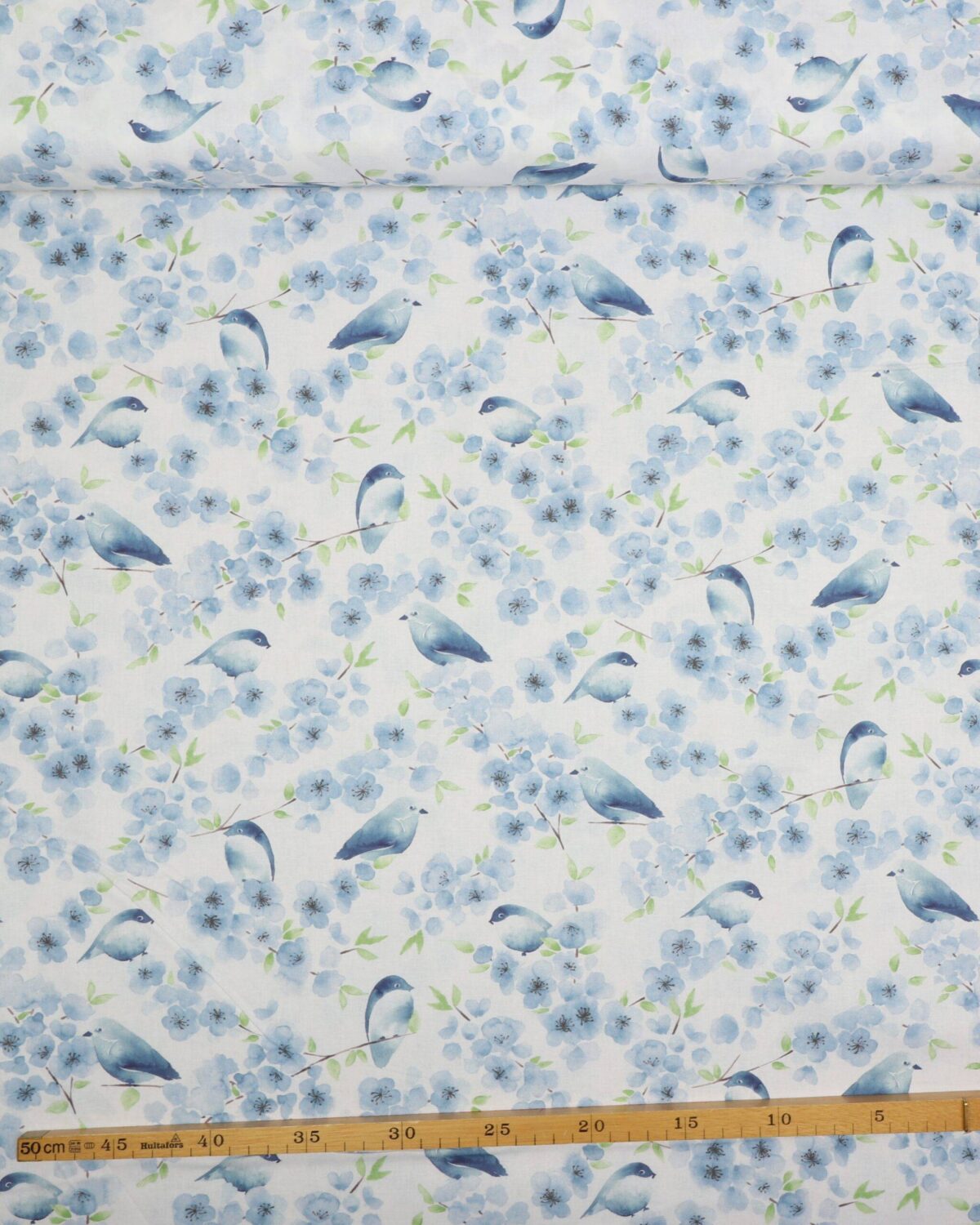 Bluebird, fugle og blomster - Patchwork - Billede 3
