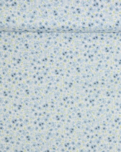 Bluebird, blomster - Patchwork
