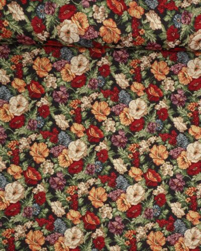 Blomster m. guldglimmer - Gobelin