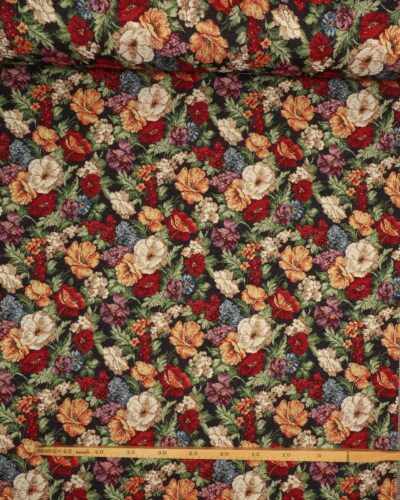 Blomster m. guldglimmer - Gobelin