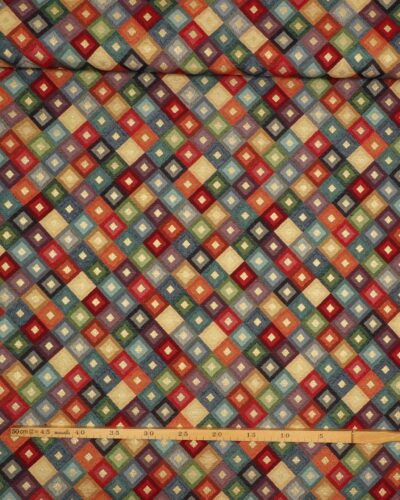 Rudemønster m. guldglimmer - Gobelin