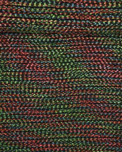 Sort m. farvede tråde - Polyester