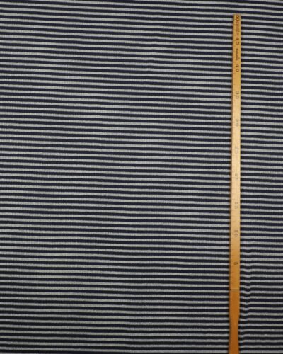 Blå/sølv striber - Tynd strik 7 Blå/sølv striber - Tynd strik