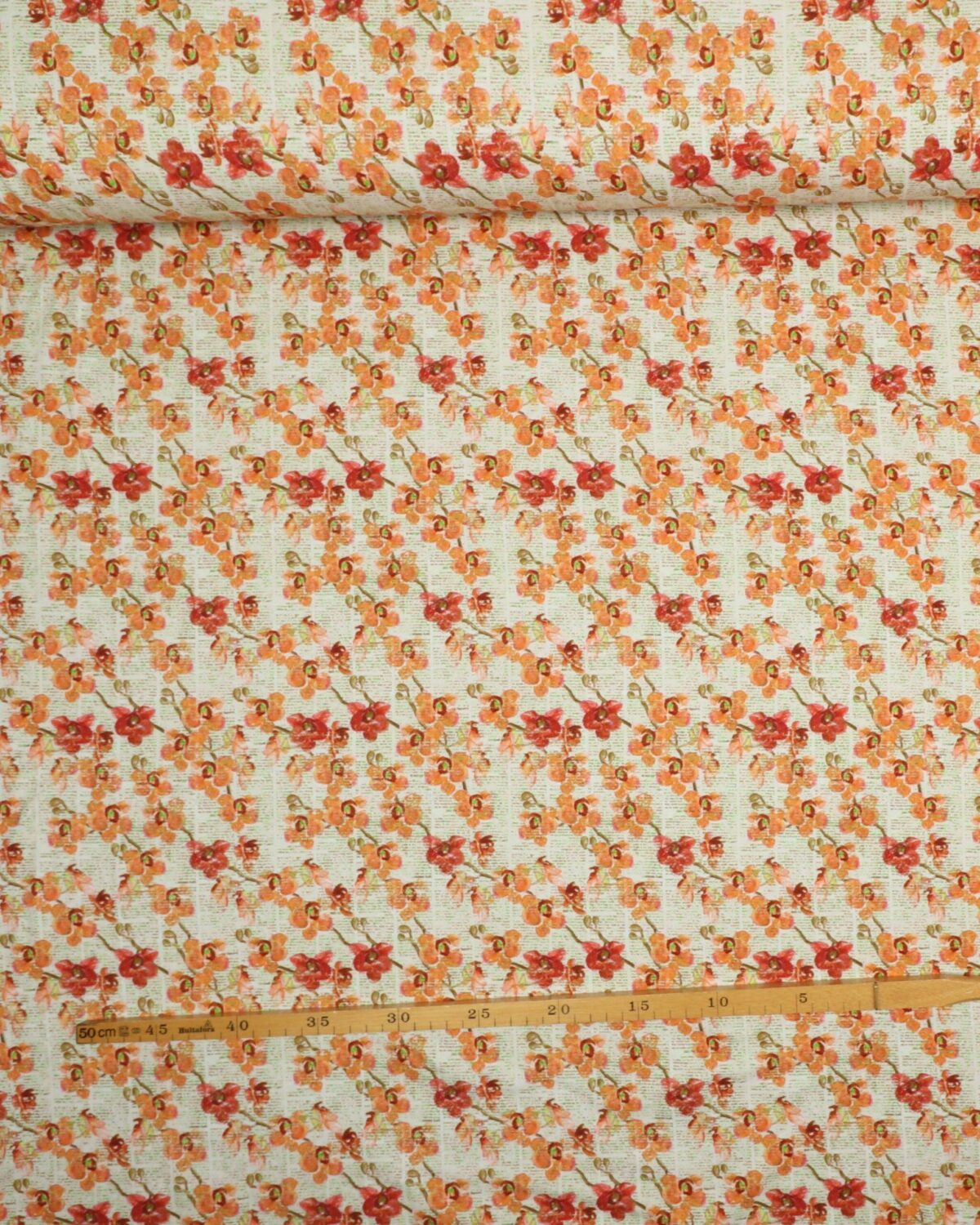 Gule og orange blomster - Jersey - Billede 3
