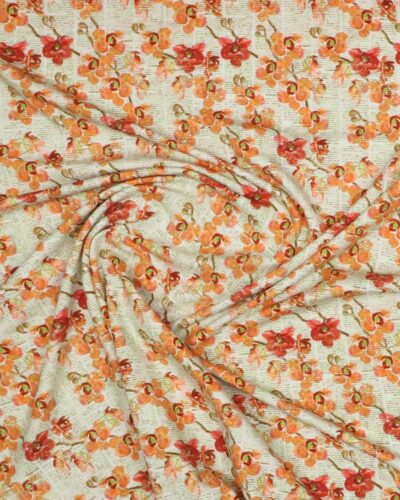 Gule og orange blomster - Jersey