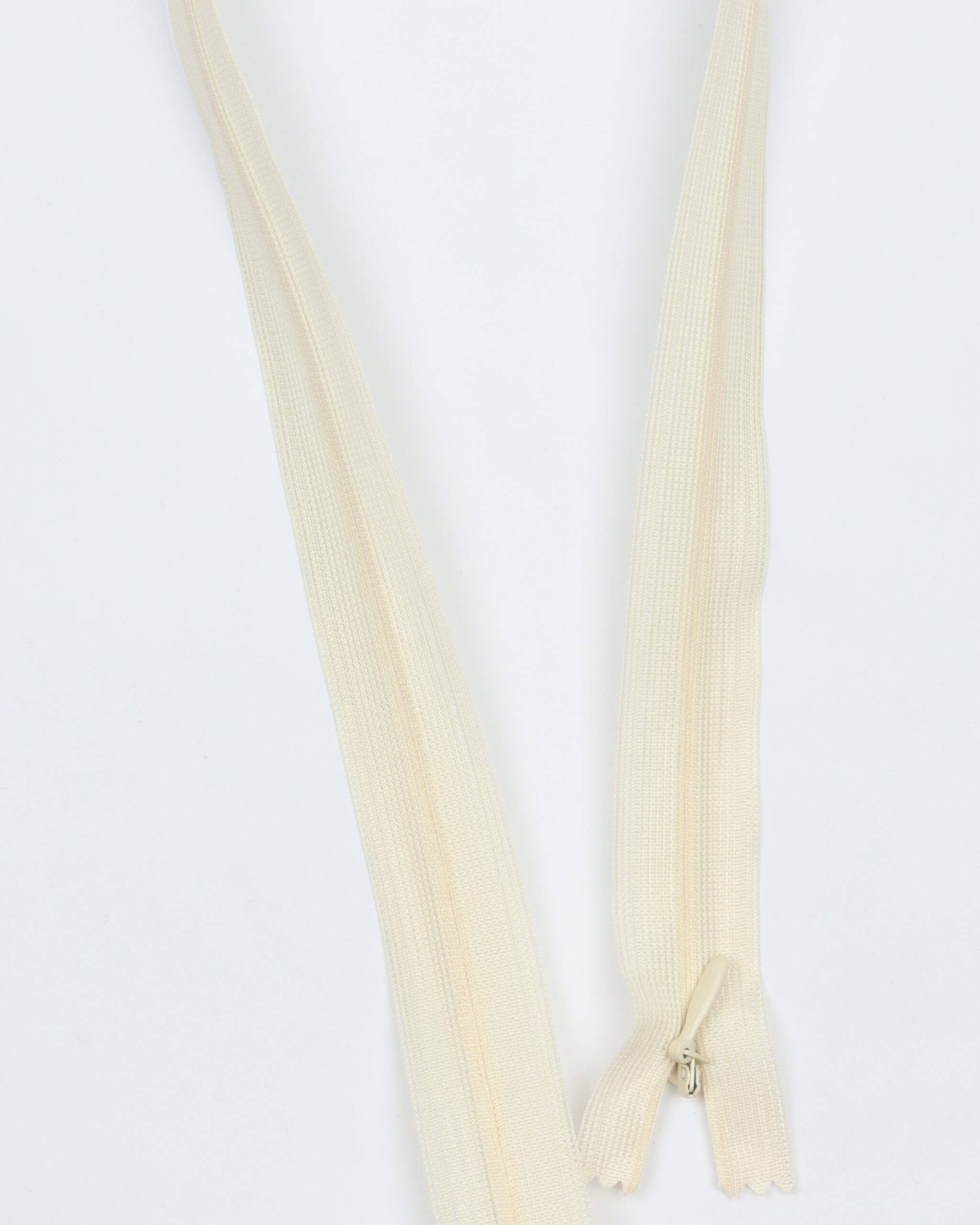 Usynlig lynlås, spiral 4 mm - 60 cm