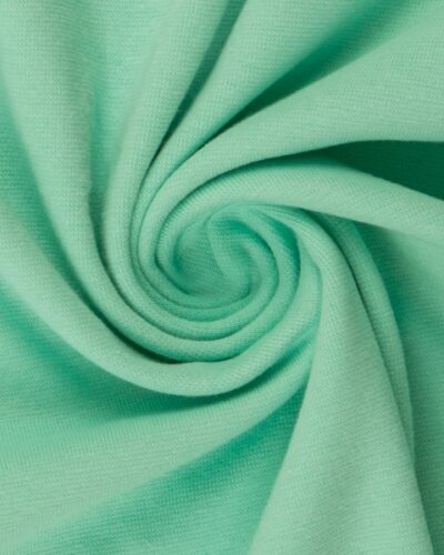 Ensfarvet Bomuldsjersey - 261 lys mint