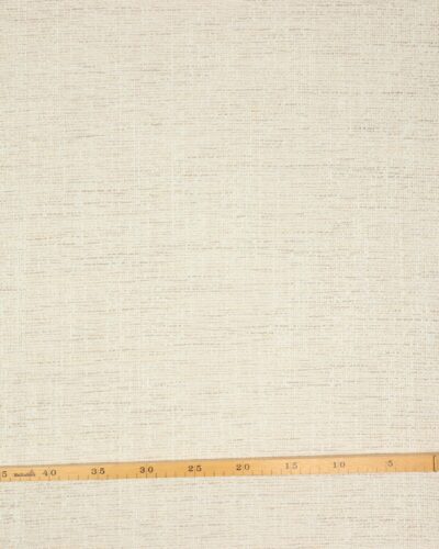 Flødefarvet m. beige og hvide tråde - Møbelstof