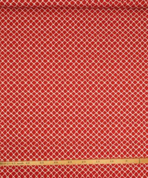 Net på rød/macramé - Patchwork - Wilmington prints