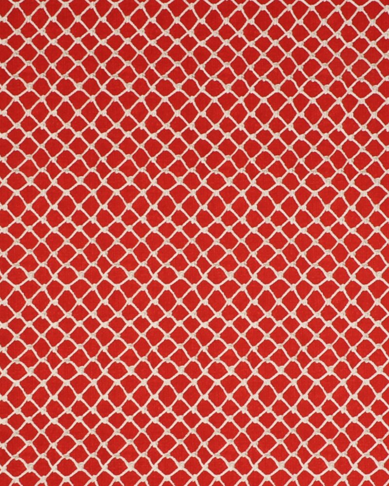 Net på rød/macramé - Patchwork - Wilmington prints