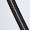 Blød elastik, sort m. sølv/multifarvet glimmer - 40 mm -