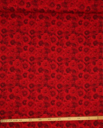 Røde roser - Patchwork