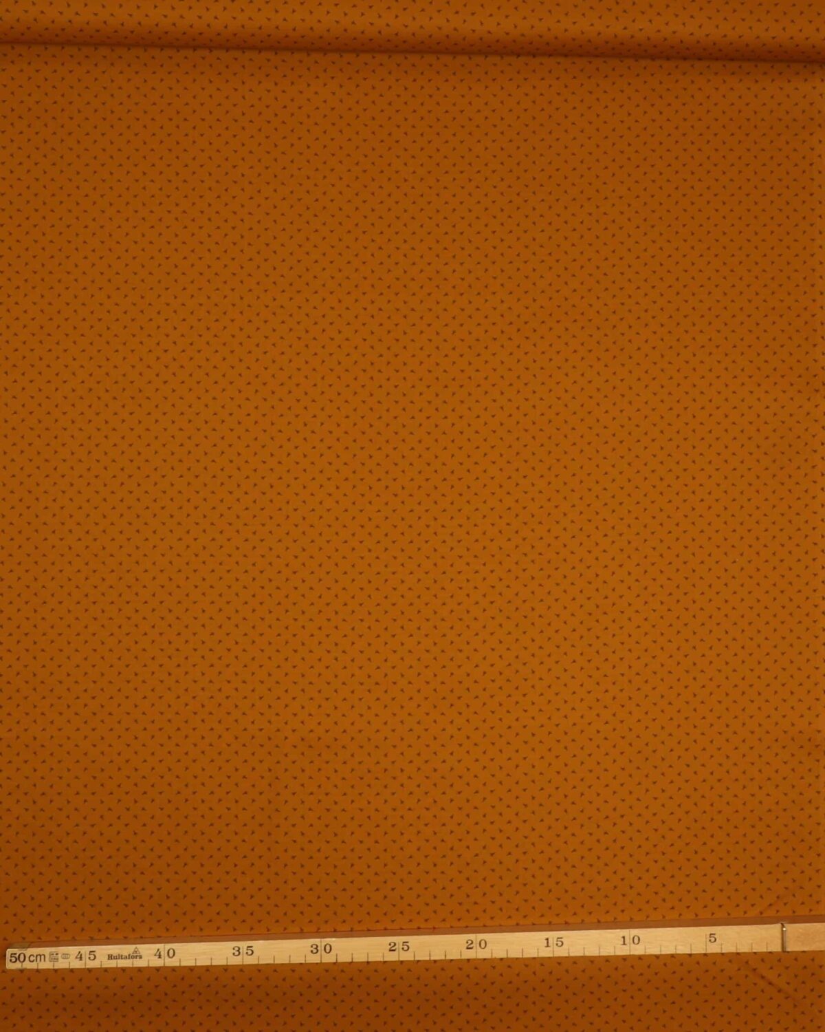 Småt mønster karryfarvet bund - Patchwork - Billede 3