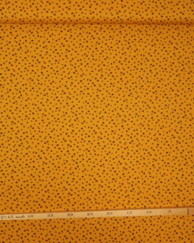 Små blomster på lys karry - Patchwork