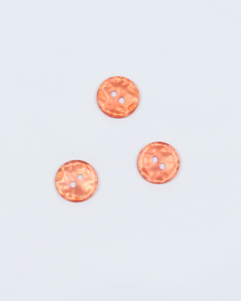 Orangerød, perlemorsagtig - 15 mm , perlemorsagtig - 15 mm -