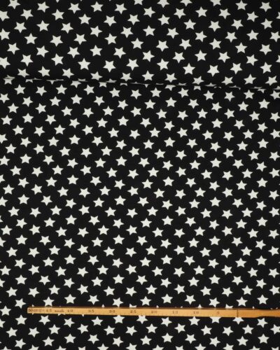 Hvide stjerner på sort - Jersey 7 Hvide stjerner på sort - Jersey