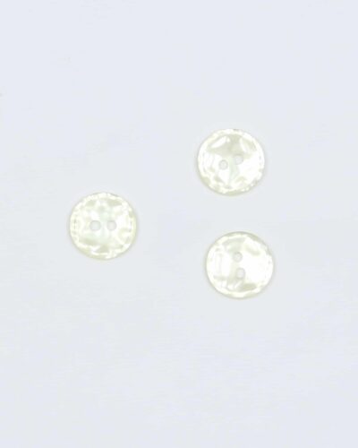 Offwhite, perlemorsagtig - 15 mm