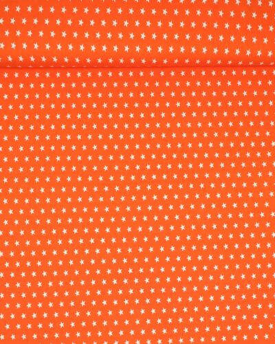 Små hvide stjerner på orange - Jersey