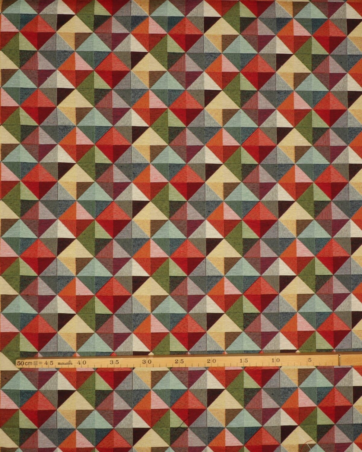Trekanter i firkanter - Gobelin - Billede 3