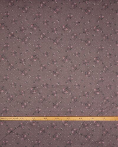 Tegnet blomster og bær - Patchwork