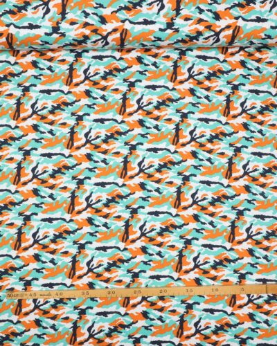 Camouflage, Militær jersey i turkis/orange