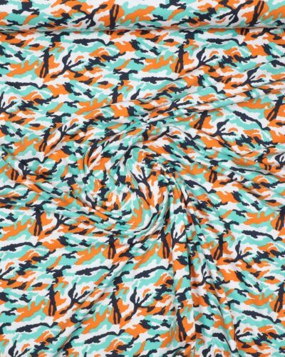 Camouflage, Militær jersey i turkis/orange