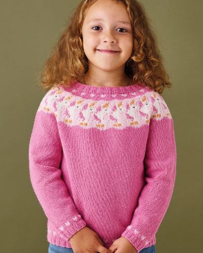 Enhjørningebluse, str. 0-10 år - Esther by Permin