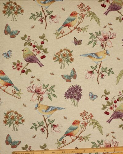 Fugle, sommerfugle og bær - Gobelin