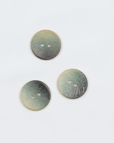 Mørk til lyseblå - 22 mm kokosknap