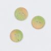 Lime/gule nuancer - 18 mm kokosknap -