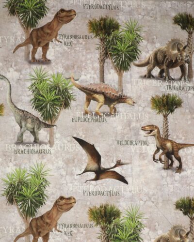 Dinosaurer - Boligtekstil