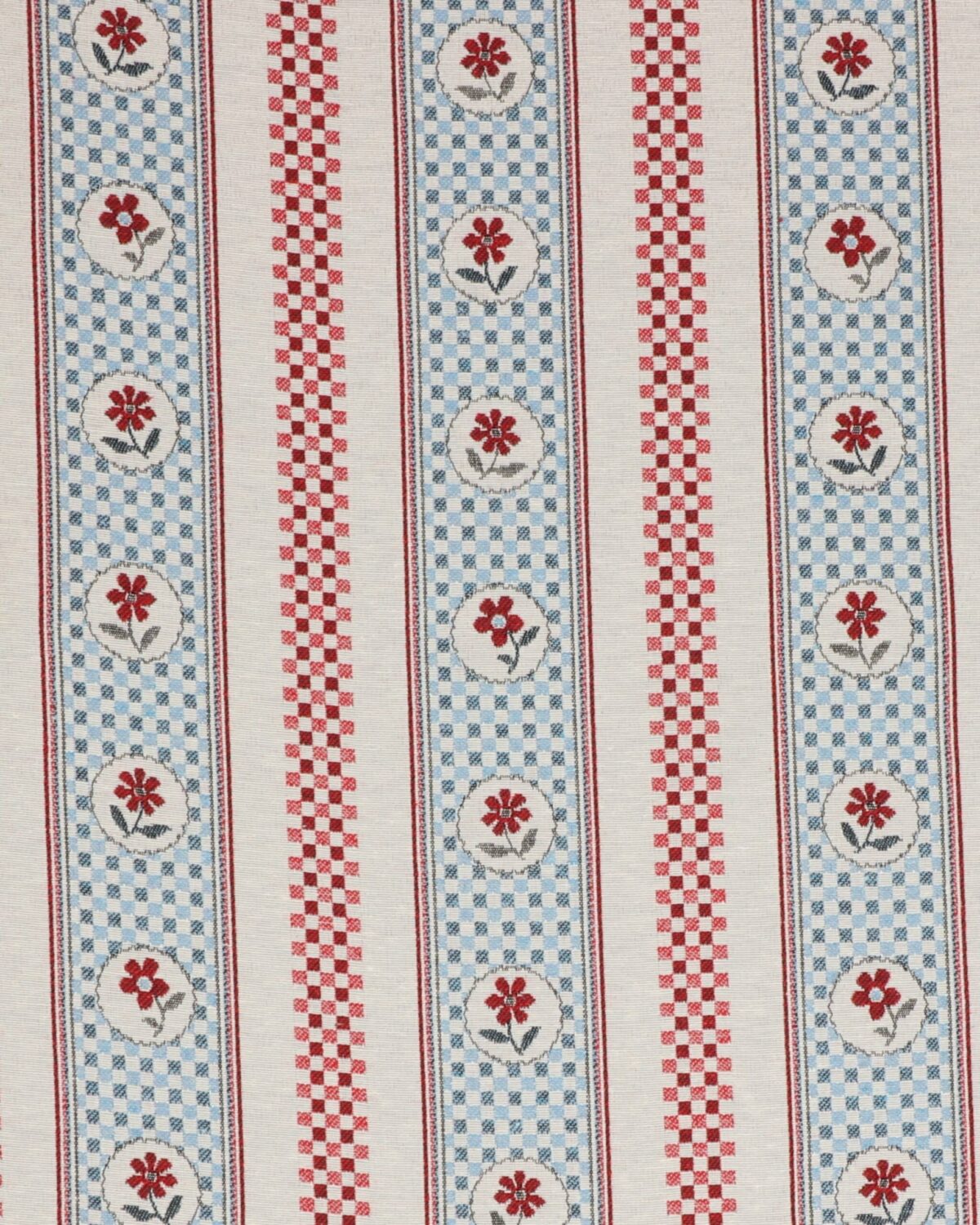 Blomster, firkanter og striber - Gobelin - Image 2