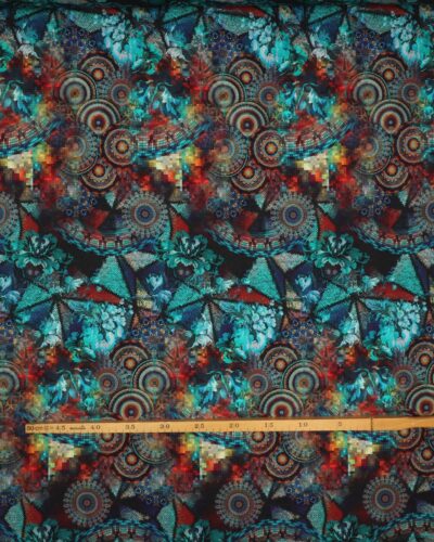 Multifarvet mønster - Jersey