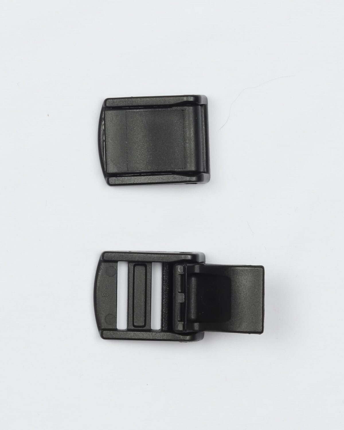Spænde (Jam lever), sort 25 mm