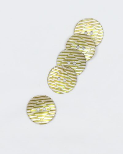 Stribet lime - Perlemor 18 mm